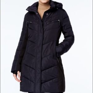 Calvin Klein Hooded Quilted Puffer Coat